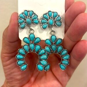 Rodeo theme, dangling earrings